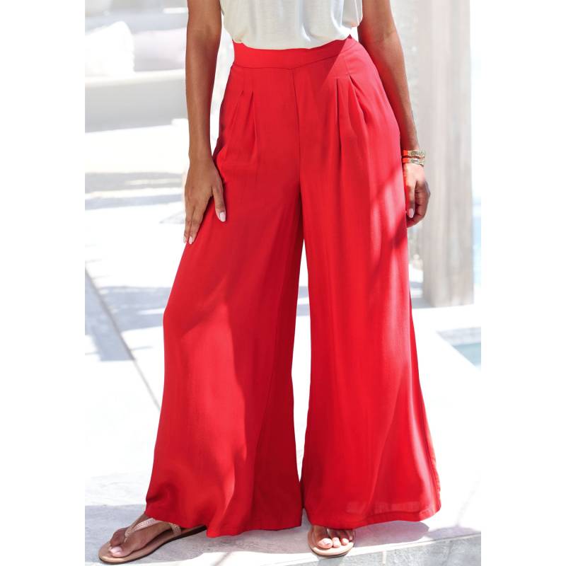 BUFFALO Palazzohose Damen rot Gr.36 von Buffalo