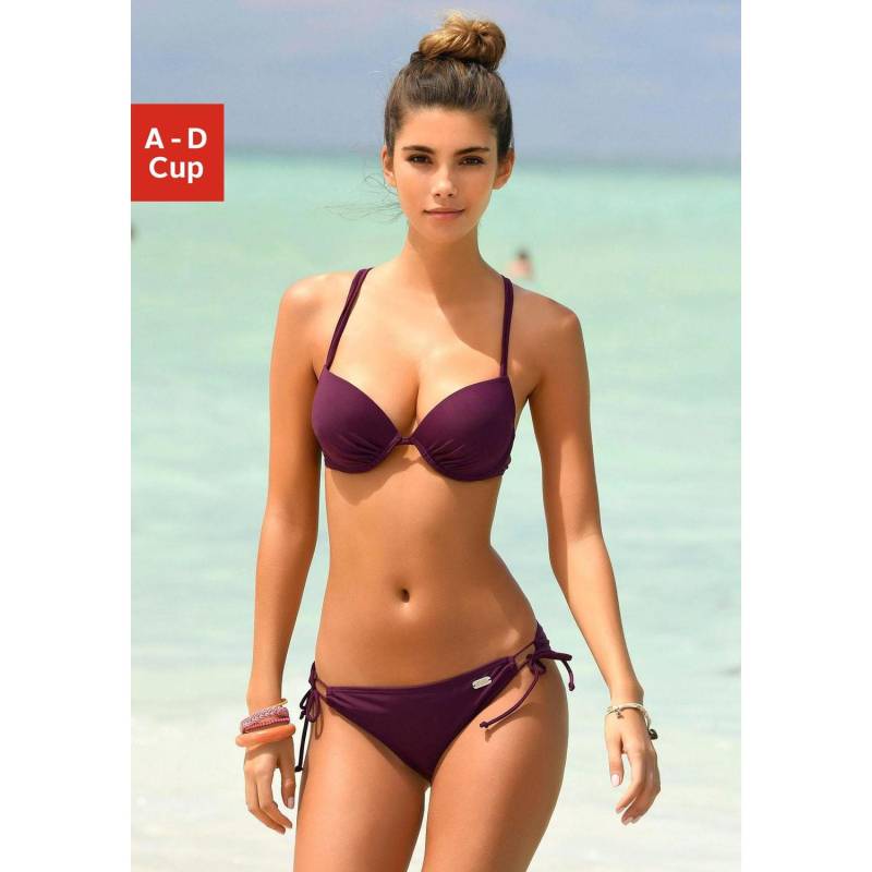 BUFFALO Push-Up-Bikini Damen bordeaux Gr.34 Cup B von Buffalo