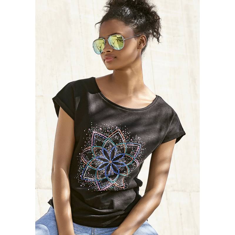 BUFFALO T-Shirt Damen schwarz Gr.48/50 von Buffalo