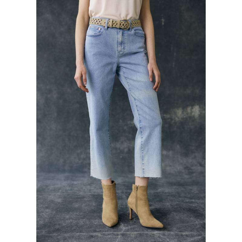 BUFFALO Weite Jeans Damen light-blue-washed Gr.38 von Buffalo