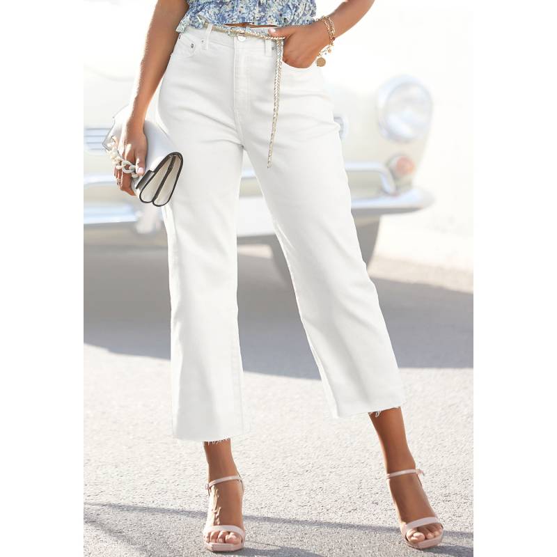 BUFFALO Weite Jeans Damen weiß Gr.44 von Buffalo