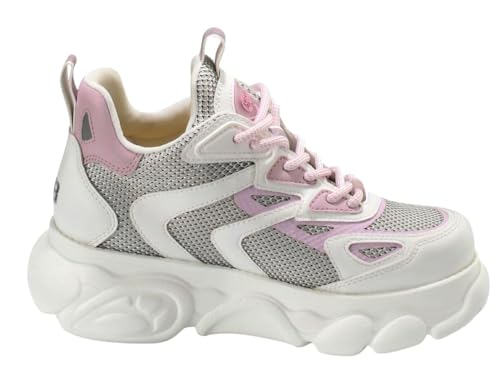 Buffalo, CLD Grid, Modische Keilabsatzschuhe, Vegan Nappaleder/Mesh, White Rose, 39 EU Buffalo, CLD Grid, Modische Keilabsatzschuhe, Vegan Nappaleder/Mesh, White Rose, 39 EU von Buffalo