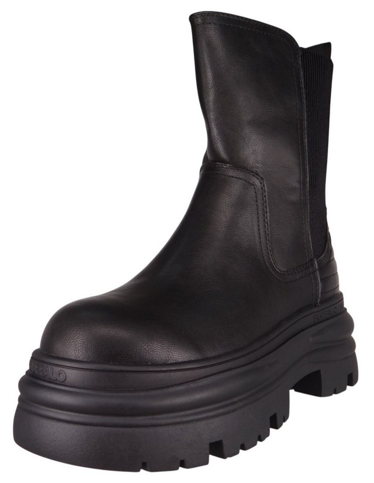 Buffalo 1270128 Dione Chelsea Mid Black VNTG Stiefelette von Buffalo