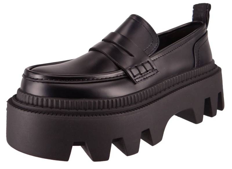 Buffalo 1622355 Flora Loafer Vegan Black Slipper von Buffalo