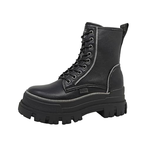 Buffalo ASPHA RLD Ice Damenschuhe Stiefel Schnürer Schwarz Freizeit, Schuhgröße:41 EU von Buffalo