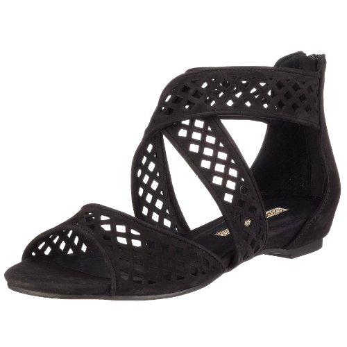 Buffalo Arno Leather 309-10031, Damen Sandalen/Fashion-Sandalen, schwarz, (black 01), EU 40 von Buffalo