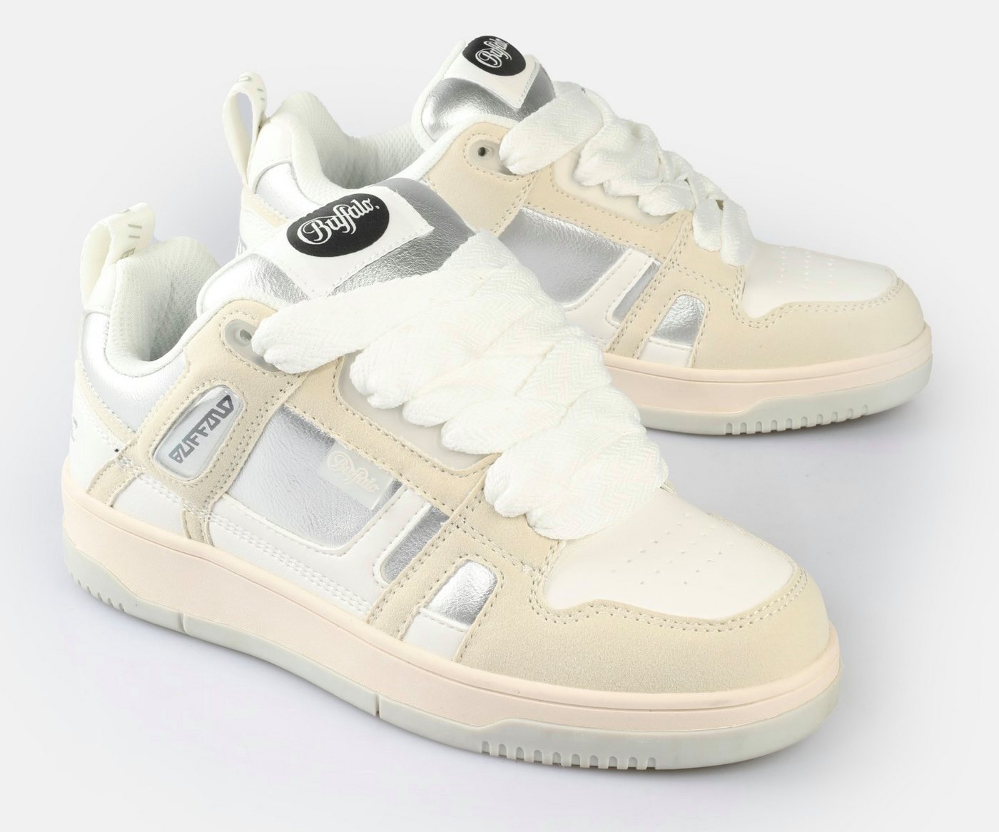 Buffalo Azalia LO Plateausneaker Basketsneaker, Halbschuh, Schnürschuh mit Memory Foam Innensohle von Buffalo