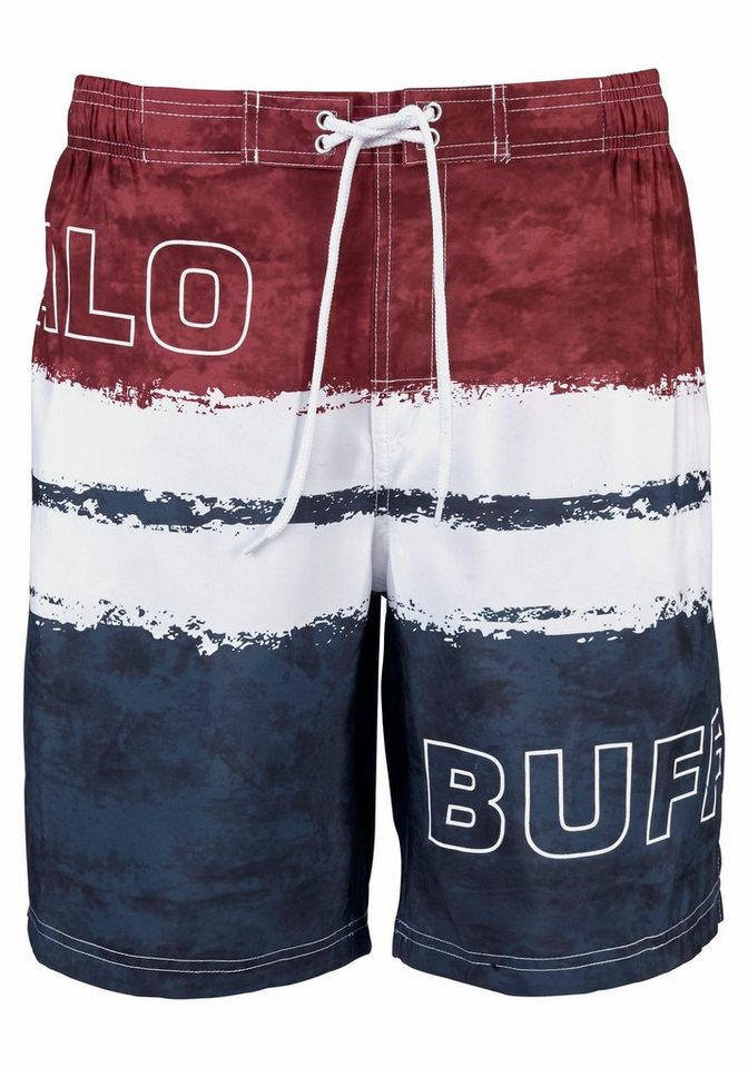 Buffalo Badeshorts mit Logoprint von Buffalo