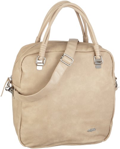 Buffalo Bag 209-AB1375 PU 113949, Damen Shopper, Grau (GREY241), 32x36x15 cm (B x H x T) von Buffalo