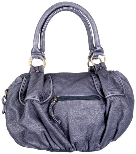 Buffalo Bag 209AB1470 WASH PU 116648, Damen Henkeltaschen, Blau (Blue), 27x24x12 cm (B x H x T) von Buffalo