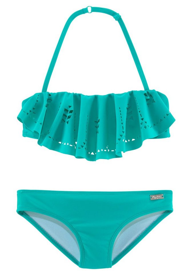 Buffalo Bandeau-Bikini mit modischem Volant von Buffalo