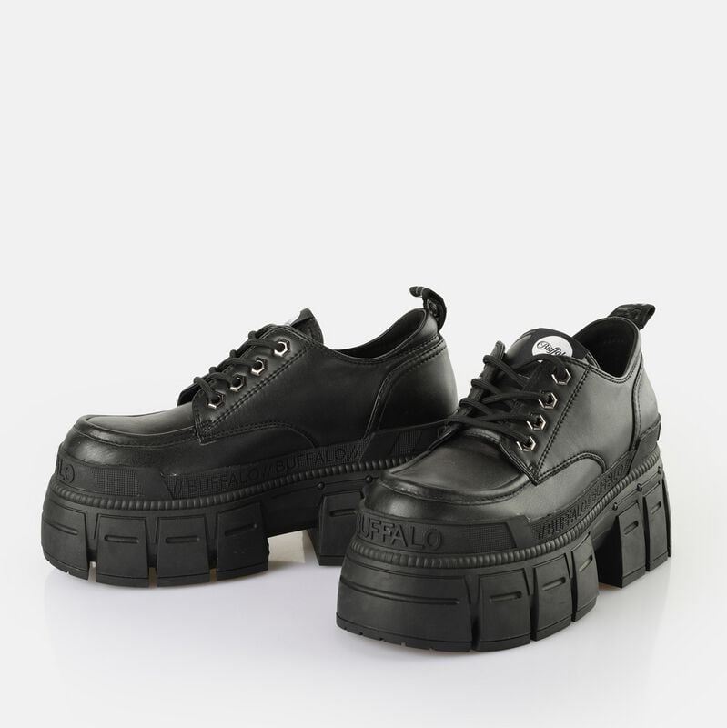 Buffalo Bikerboot - GOSPHER LACE UP CS - EU37 bis EU41 - für Damen - Größe EU40 - schwarz Buffalo Bikerboot - GOSPHER LACE UP CS - EU37 bis EU41 - für Damen - Größe EU40 - schwarz von Buffalo