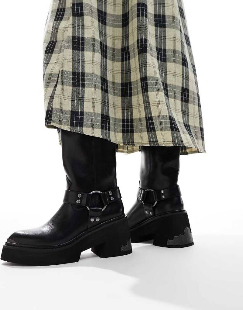 Buffalo - Bikerstiefel in Schwarz von Buffalo