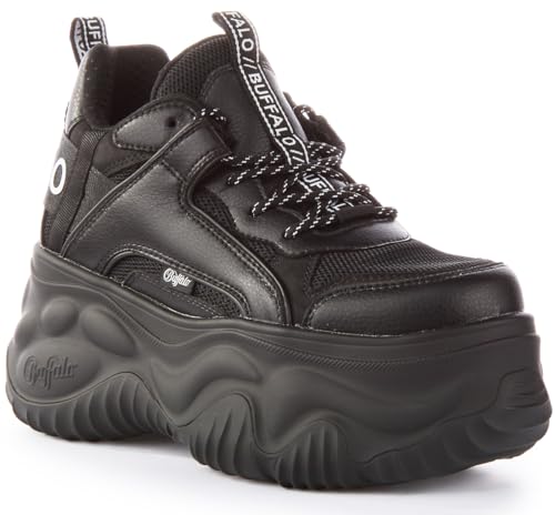 Buffalo Blader Matcha Damen Sneaker in Schwarz, Größe 40 Buffalo Blader Matcha Damen Sneaker in Schwarz, Größe 40 von Buffalo