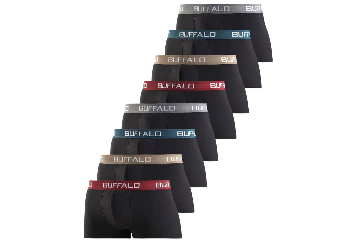Buffalo Boxershorts (8-St) mit tollen Farbdetails von Buffalo