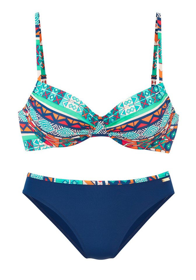 Buffalo Bügel-Bikini mit farbenfrohen Design von Buffalo