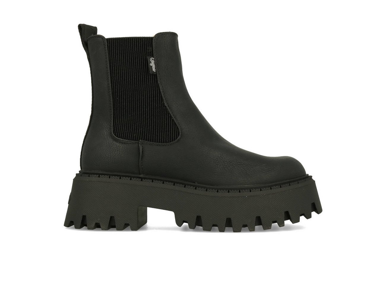 Buffalo Buffalo Aspen Chelsea Warm Vegan Nappa Black Chelseaboots von Buffalo