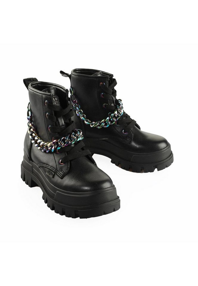Buffalo Buffalo Aspha Rld Chain 3.0 Vegan Nappa Stiefel von Buffalo