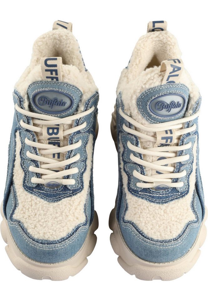 Buffalo Buffalo Cld Chai Warm Vegan Denim/Fur Trainingsschuh von Buffalo