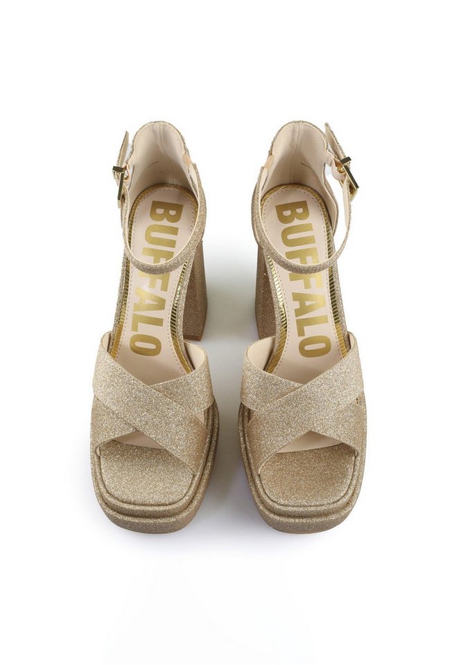 Buffalo Buffalo Cross -Vegan Glitter High-Heel-Pumps von Buffalo
