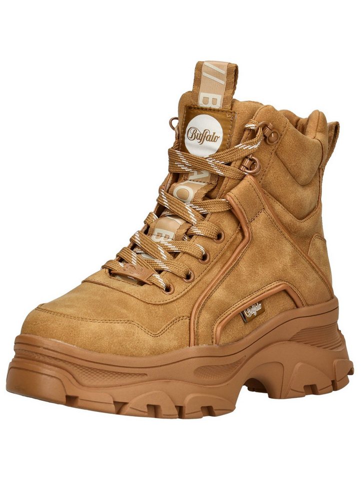 Buffalo Buffalo Stiefelette Lederimitat Schnürstiefelette von Buffalo