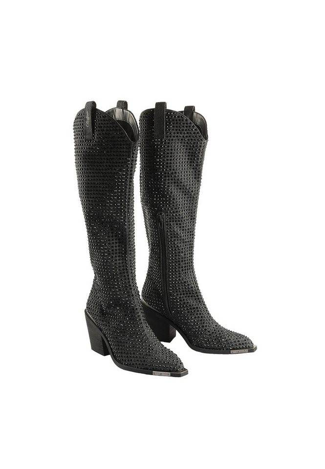 Buffalo Buffalo West Boot Hi Glam Vegan Denim Stiefel von Buffalo