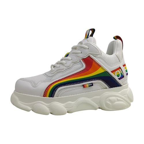 Buffalo CLD Chai Sneaker Vegan..Limited ED. 2025 Rainbow Love IS Love Nummerierung von 36 bis 40, Weiß, 39 EU Buffalo CLD Chai Sneaker Vegan..Limited ED. 2025 Rainbow Love IS Love Nummerierung von 36 bis 40, Weiß, 39 EU von Buffalo