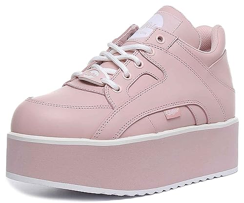 Buffalo Damen 1330-6 Leder Baby Pink Trainer 41 EU von Buffalo