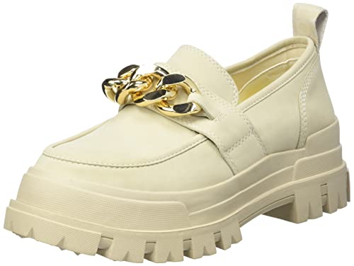 Buffalo Damen ASPHA Loafer Chain Mode-Stiefel, Cream, 41 EU von Buffalo