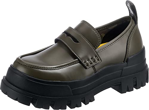 Buffalo Damen Aspha Loafer Mode-Schuhe Khaki (eu_Footwear_Size_System, Adult, Numeric, medium, Numeric_40) von Buffalo