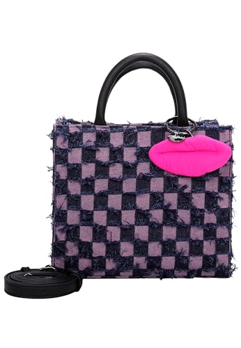 Buffalo Damen Big Boxy Collection Fancy Squares Rose Shopper von Buffalo