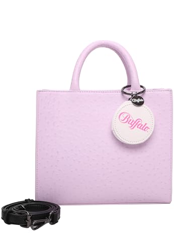 Buffalo Damen Big Boxy Collection Ostrich Lavender Shopper von Buffalo