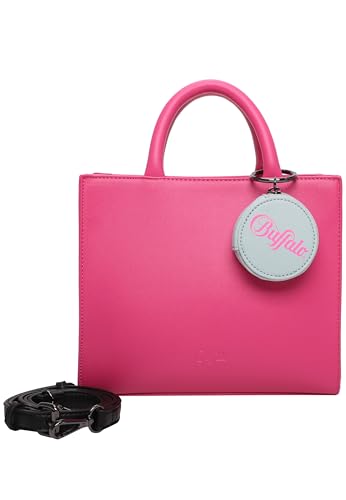 Buffalo Damen Big Boxy Collection Structure Pink Shopper von Buffalo