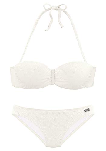 Buffalo Damen Bikini wollweiß 40 (S-M) C von Buffalo