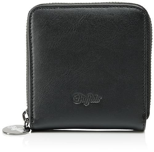 Buffalo Damen Boxy Wallet Muse Black Reisezubehör-Brieftasche, One Size von Buffalo