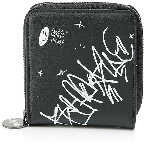 Buffalo Damen Boxy Wallet Muse Graffiti Reisezubehör-Brieftasche, Grafitti, One Size von Buffalo