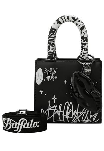 Buffalo Damen Boxy06 Muse Grafitti Handtasche von Buffalo