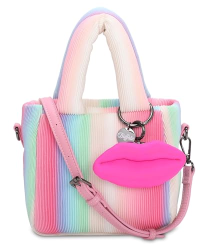 Buffalo Damen Boxy10 Pleated Rainbow Handtasche von Buffalo