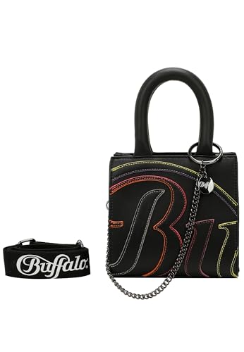 Buffalo Damen Boxy11 Muse Neo Black Handtasche von Buffalo