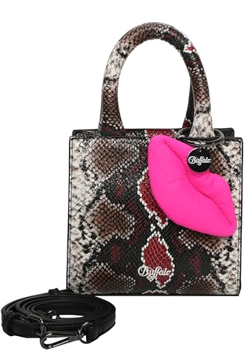 Buffalo Damen Boxy28 Fancy Snake Pink Cross von Buffalo