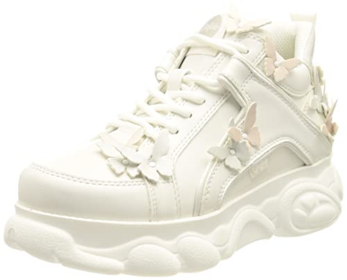 Buffalo Damen CLD Butterfly Sneaker, Pearl White, 37 EU Buffalo Damen CLD Butterfly Sneaker, Pearl White, 37 EU von Buffalo
