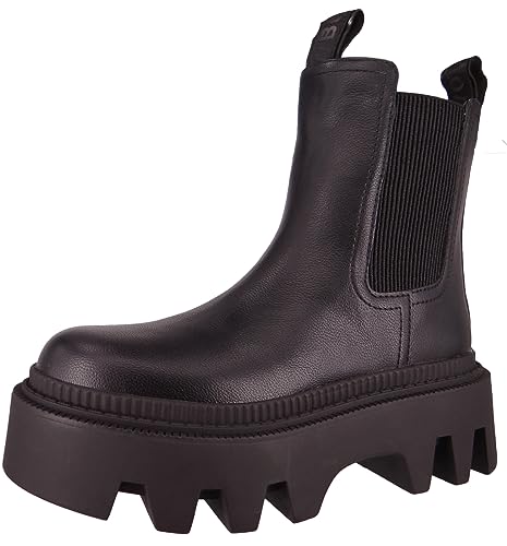Buffalo Damen Elegante Stiefelette Flora Chelsea Lo Vegan 1622356 Schwarz, Groesse:39 EU von Buffalo