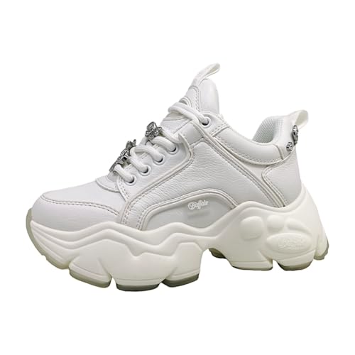 Buffalo Binary Ice 3.0 Damenschuhe Schnürschuhe Weiß Freizeit, Schuhgröße:39 EU von Buffalo