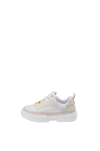 Buffalo Damen RSE Fox LO Sneaker, White/Rose/Yellow, 38 EU von Buffalo