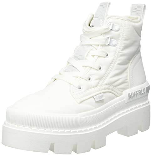 Buffalo Damen Raven HI Halblange Stiefel, White, 38 EU von Buffalo