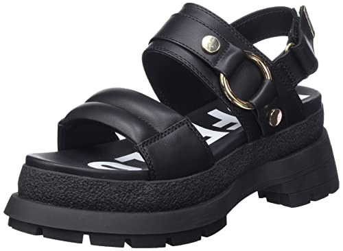 Buffalo Damen Rude Ring Sandale, Black, 40 EU von Buffalo