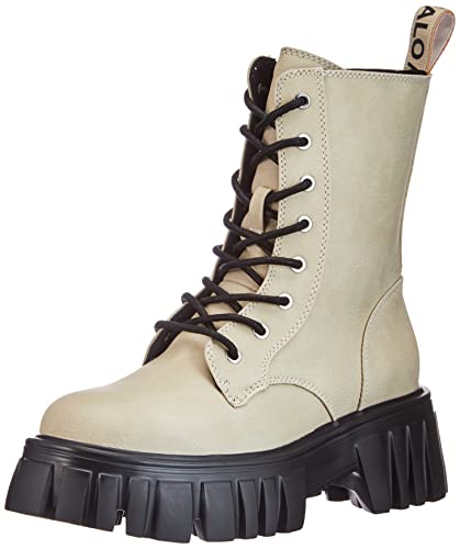 Buffalo Damen SHANTY Mode-Stiefel, Cream, 40 EU von Buffalo