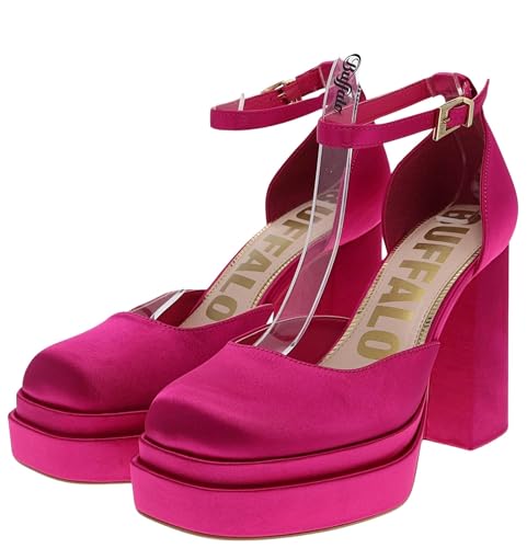 Buffalo Damen Sandale May DORSDAY High Heels Riemchensandalen Rosa 41 EU von Buffalo