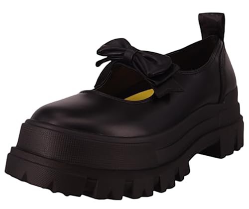 Buffalo Damen Schuhe ASPHA Ballerina Bow Damen Loafer Schwarz 41 EU Buffalo Damen Schuhe ASPHA Ballerina Bow Damen Loafer Schwarz 41 EU von Buffalo