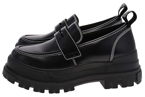 Buffalo Damen Schuhe ASPHA Loafer Schwarz Loafer 40 EU von Buffalo